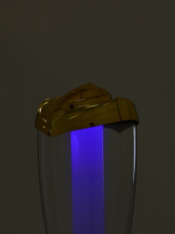 Башня пивная &laquo;Вавилон голд&raquo;, 3 л, ёмкость для льда, подсветка, пластик, золотистый