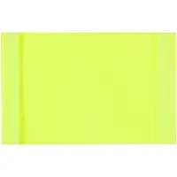 Лейбл тканевый Epsilon, XL, желтый неон