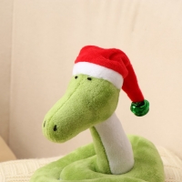 Мягкая игрушка &laquo;Змея&raquo;, в новогоднем колпаке, 15 см