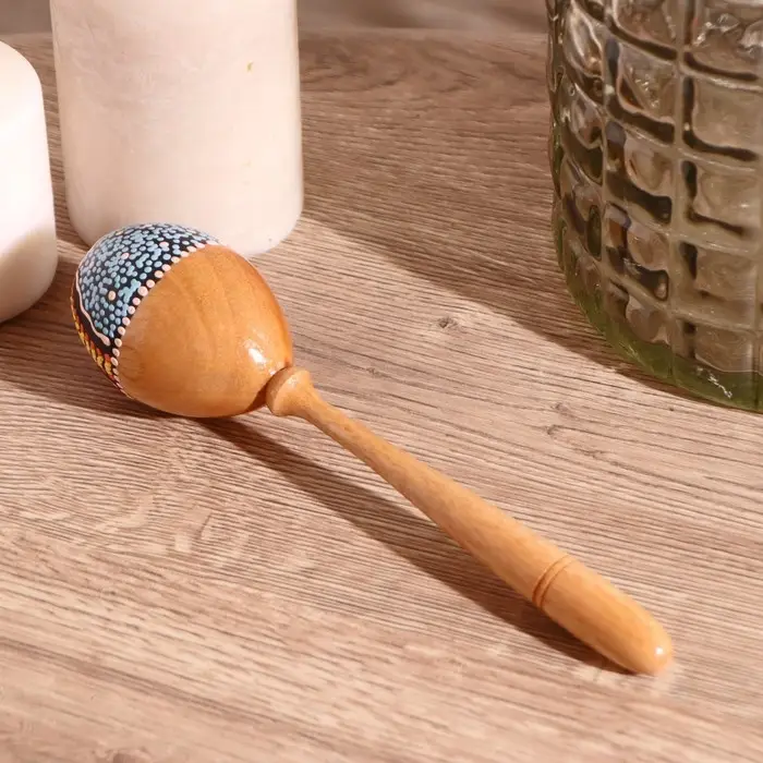 Сувенирный музыкальный инструмент "Маракас" 22,5х5х5 см МИКС цветов