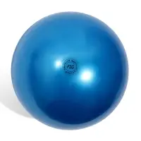 Мяч для художественной гимнастики Металлик, диаметр 19см, цвет синий