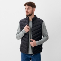 Жилет мужской на молнии MIST, р.56, черный Жилет мужской на молнии MIST, р.56, черный