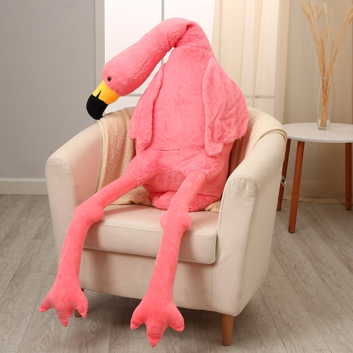 Мягкая игрушка &laquo;Фламинго&raquo;, 190 см, цвет розовый