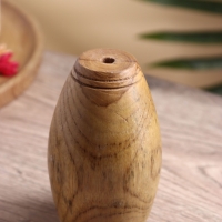 Ваза "Бьянка" дерево Джати, 9х9х15 см, цв. коричневый Ваза "Бьянка" дерево Джати, 9х9х15 см, цв. коричневый