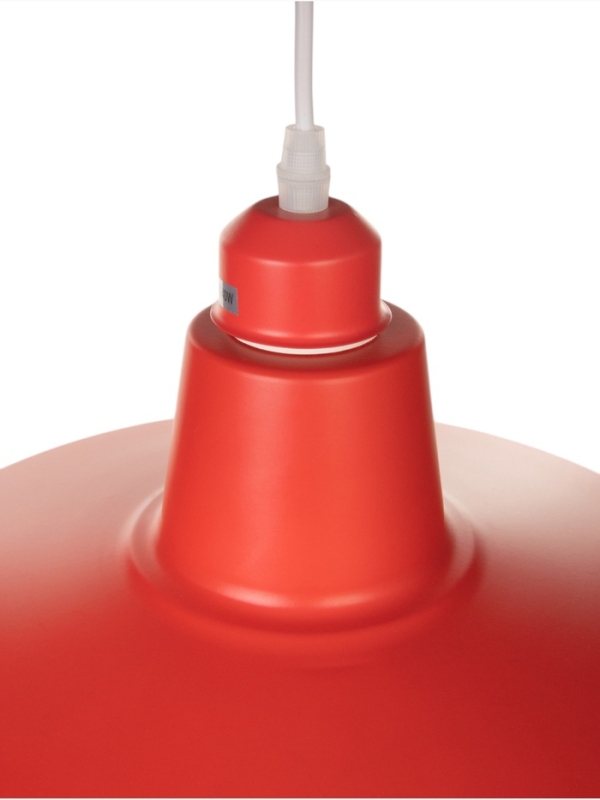 Светильник Ronald 1х40Вт Е27 пр-1м алый 36х36х15см