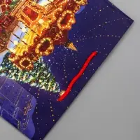 Пакет подарочный новогодний ламинированный, &laquo;Новогодний парк&raquo; , 26&times;12&times;32 см