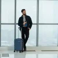 Чемодан Fattore S, синий