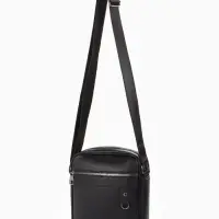 Сумка мужская, 21*7*25 см, отд на молнии, 2 н/карман, длин рег.ремень, черный