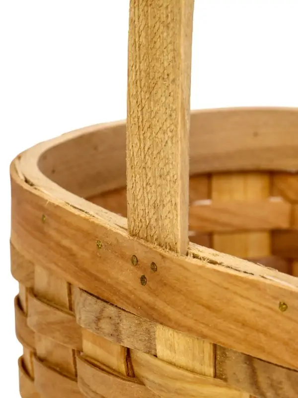 Корзина плетеная 22 х 15,5 х 12 см ручка h=13 см секвойя