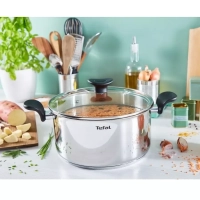 Кастрюля с крышкой Primary 24 см, 5,3 л, с мерной шкалой