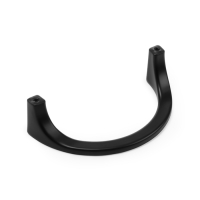 Ручка скоба CAPPIO полукруг, алюминий, м/о 96 мм, цвет чёрный Ручка скоба CAPPIO полукруг, алюминий, м/о 96 мм, цвет чёрный