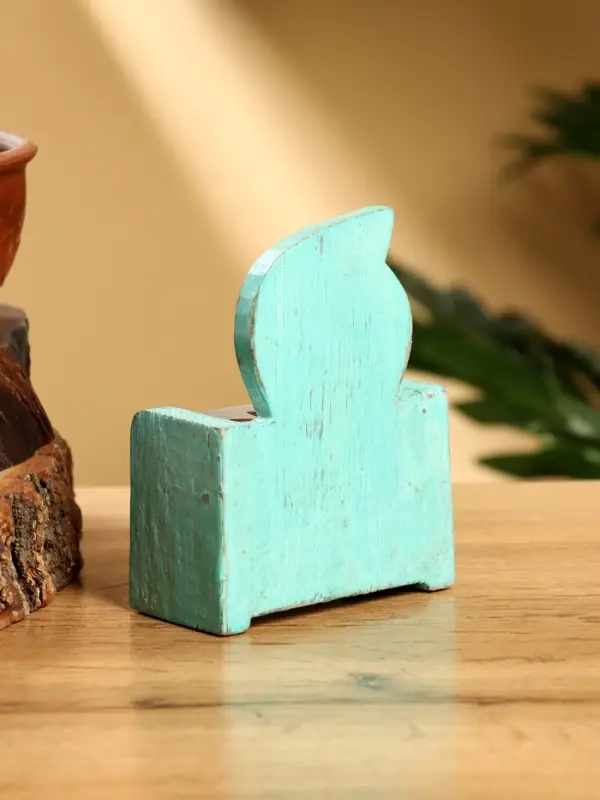 Календарь настольный &laquo;Ракушка&raquo;, 7&times;4&times;9 см, дерево, бирюзовый