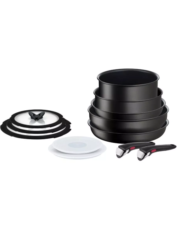Набор посуды со съемной ручкой Ingenio Exception Noir