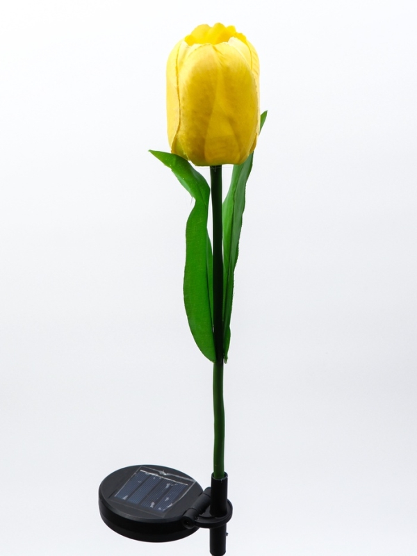 Штекер с подсветкой Штекер с подсветкой "Тюльпан" желтый, 8х70см