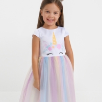 Платье детское "Единорог" KAFTAN, р. 28 (86-92 см)