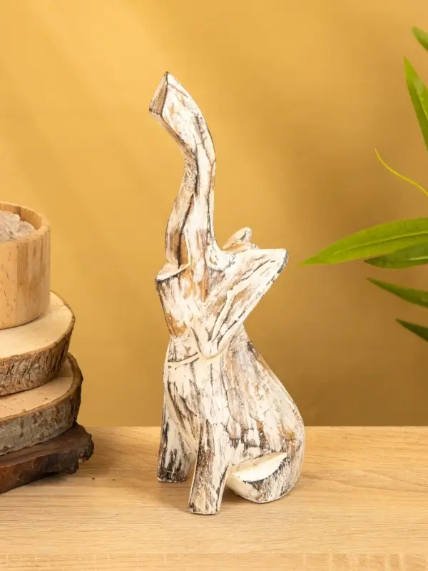 Набор сувенирный &laquo;Слоны&raquo;, h=26 см, h=22 см, дерево