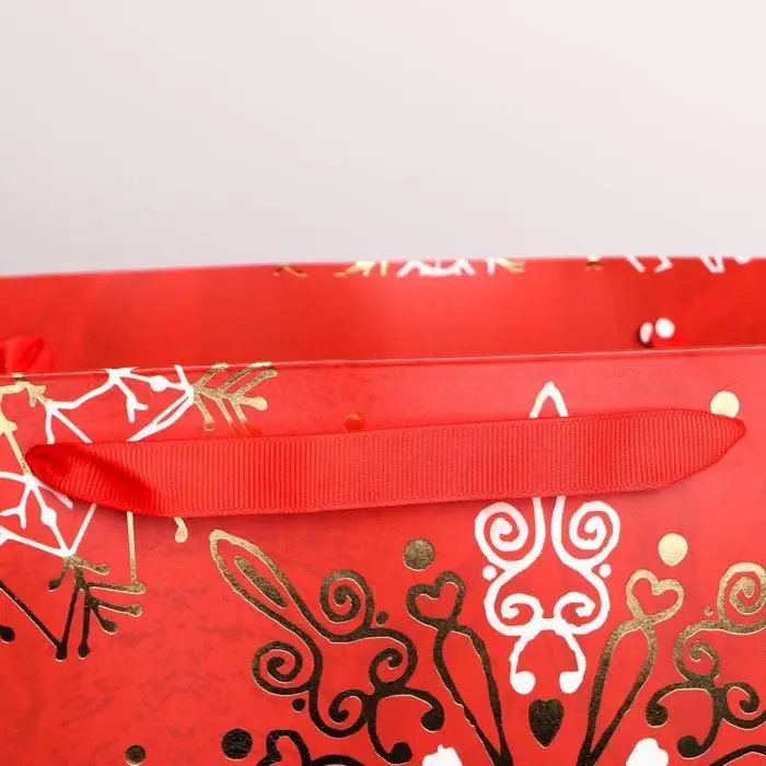 Пакет подарочный новогодний ламинированный &laquo;Новгоднее великолепие&raquo;, L 40 х 31 х 11.5 см