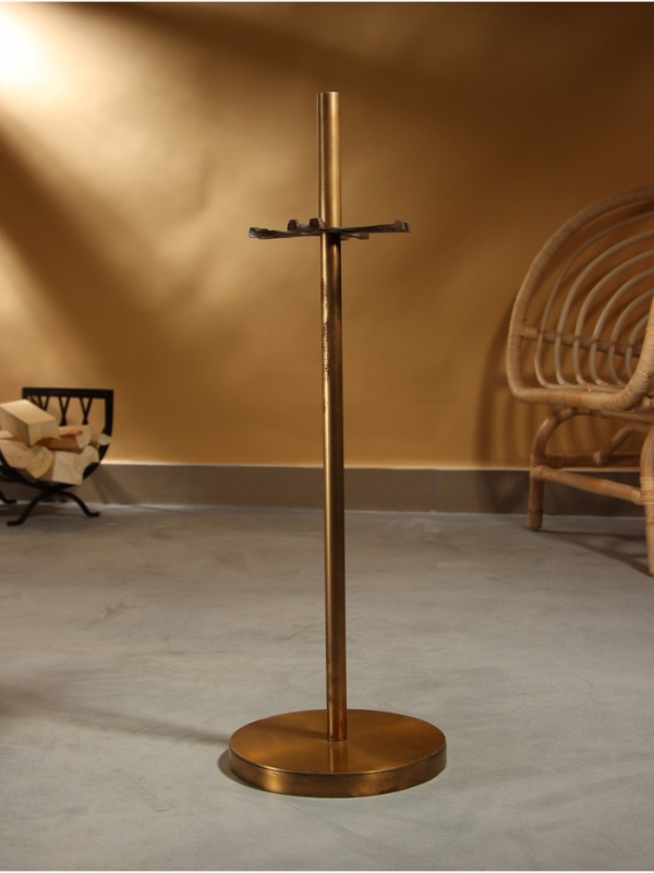 Каминный набор Осень" латунь, 4 предмета, 20х20х61 см