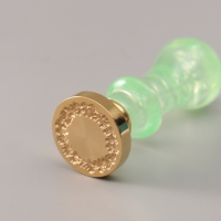 Сургучный набор "Растительный венок" печать, ручка, сургуч 12,5х10х3,6 см