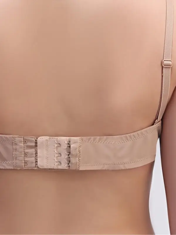 Застёжка для бюстгальтера, удлинитель, 3 ряда 3 крючка, 5&times;5.5 см, бежевая