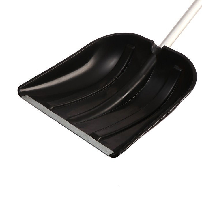 Лопата для уборки снега, пластиковый ковш 410 × 418 мм, оцинкованная планка, алюминиевый черенок, «Метель» Лопата для уборки снега, пластиковый ковш 410 × 418 мм, оцинкованная планка, алюминиевый черенок, «Метель»