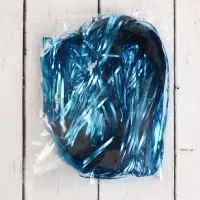 Дождик новогодний бирюза, b-7,5 см, L-150 см