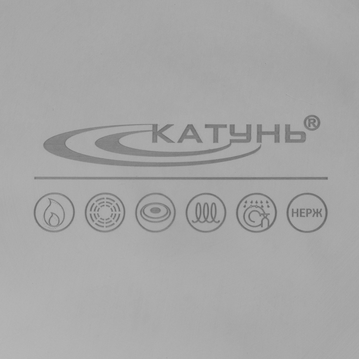 Кастрюля &laquo;Общепит&raquo;, 15 л, d=30 см, h=25 см, капсульное дно, индукция