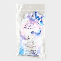 Заколки для волос с бабочками &laquo;Для самой нежной&raquo;, 2 шт, 5 х 3 см