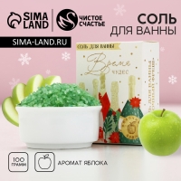 Новогодняя соль для ванны «Время чудес»,100 г, аромат яблока, Новый Год Новогодняя соль для ванны «Время чудес»,100 г, аромат яблока, Новый Год