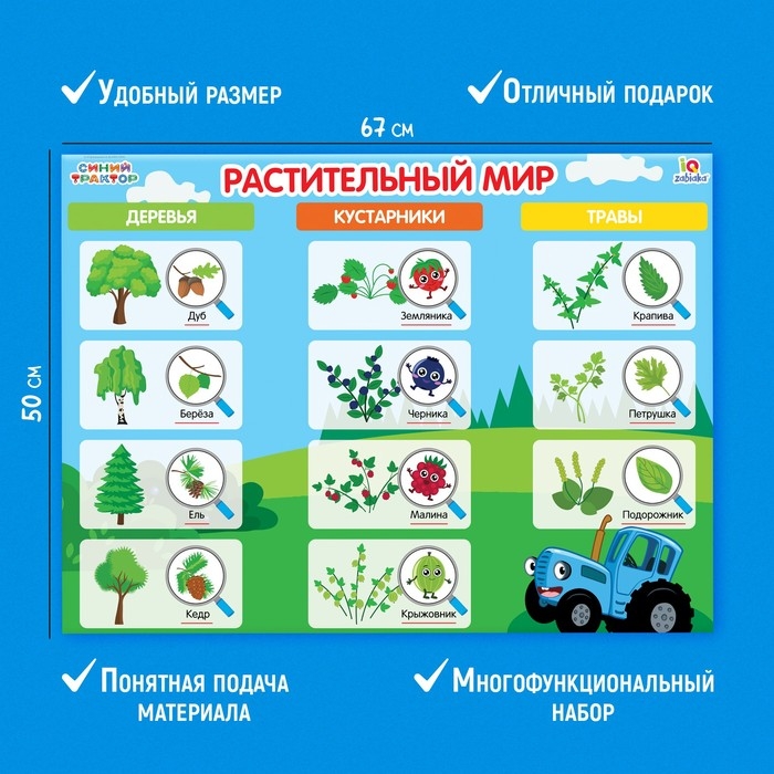 Обучающие плакаты «Синий трактор» Обучающие плакаты «Синий трактор»