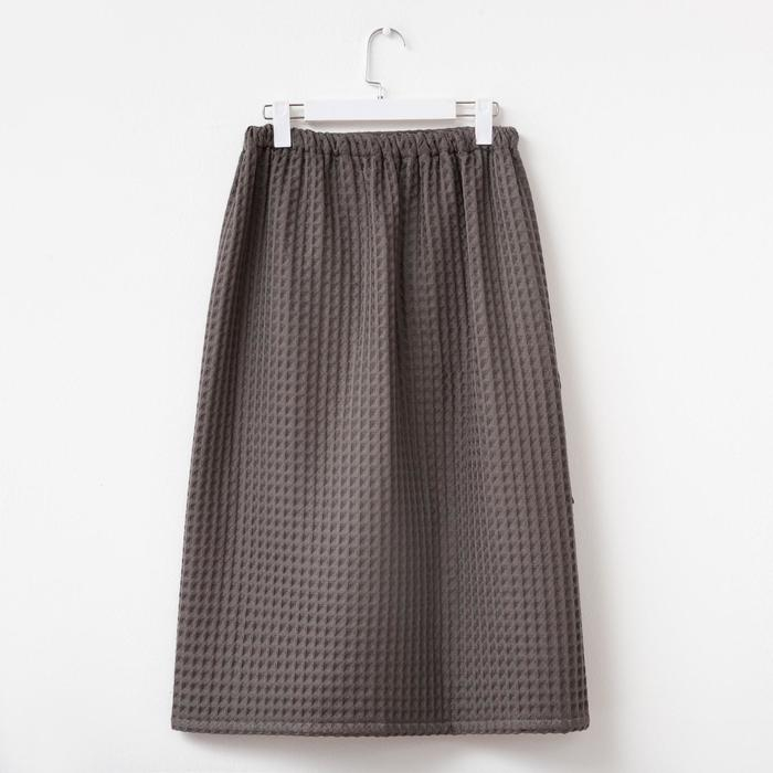 Парео вафельное банное Этель Парео вафельное банное Этель "Boho" 80*145 см. цв. светло-серый, 100% хл, 290 г/м2