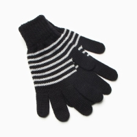 Перчатки женские, цвет чёрный, размер 18 Перчатки женские, цвет чёрный, размер 18