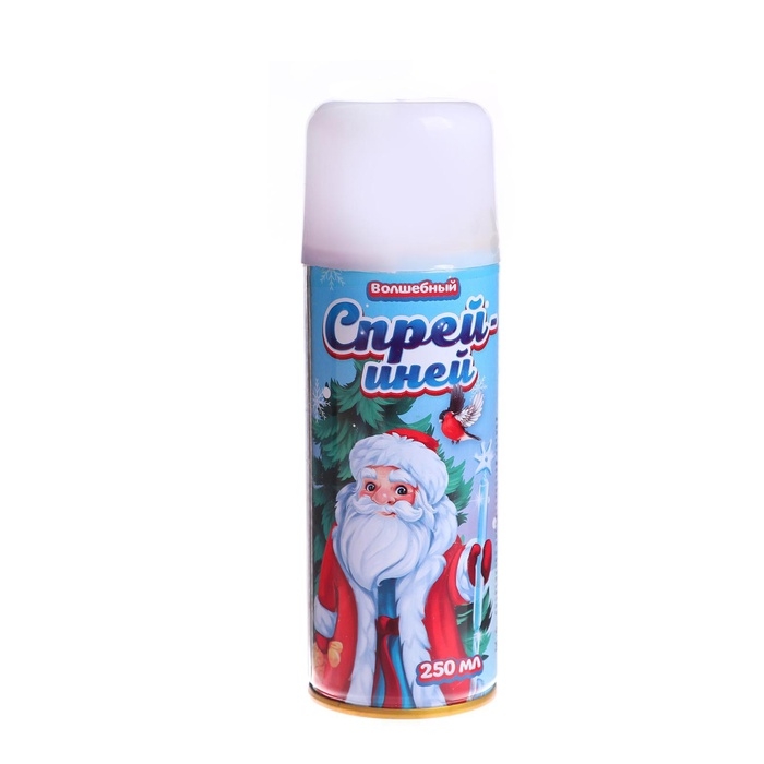 Новый год! Искусственный снег спрей, &laquo;Весёлый праздник&raquo;, белый, 250 мл.