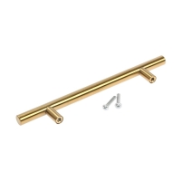 Ручка рейлинг CAPPIO FRIDA, нерж. сталь, d=12 мм, м/о 128 мм, цвет золото