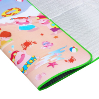 Игровой коврик для детей на фольгированной основе &laquo;Море и пляж&raquo;, размер 180х150x0,5 см, Крошка Я