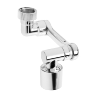 Аэратор ZEIN Z3634, поворотный, регулируемый, угловой, 2 режима, хром Аэратор ZEIN Z3634, поворотный, регулируемый, угловой, 2 режима, хром