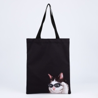 Шопер без застёжки, цвет чёрный Шопер без застёжки, цвет чёрный