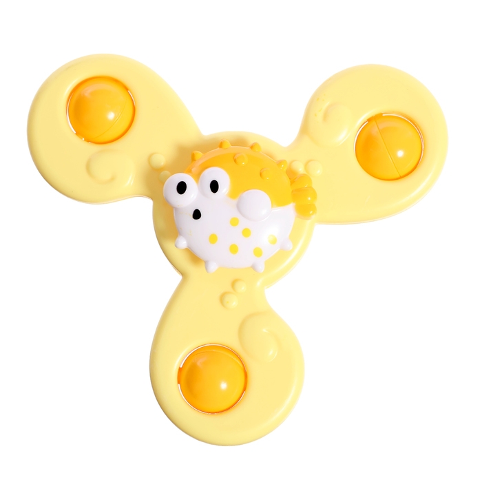 Спиннеры на присосках &laquo;Подводный мир&raquo;, для купания в ванной, 3 шт.