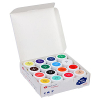 Краска по ткани, набор 16 цветов х 15 мл, ЗХК "Я - Художник!", акриловая на водной основе (228411819) Краска по ткани, набор 16 цветов х 15 мл, ЗХК "Я - Художник!", акриловая на водной основе (228411819)