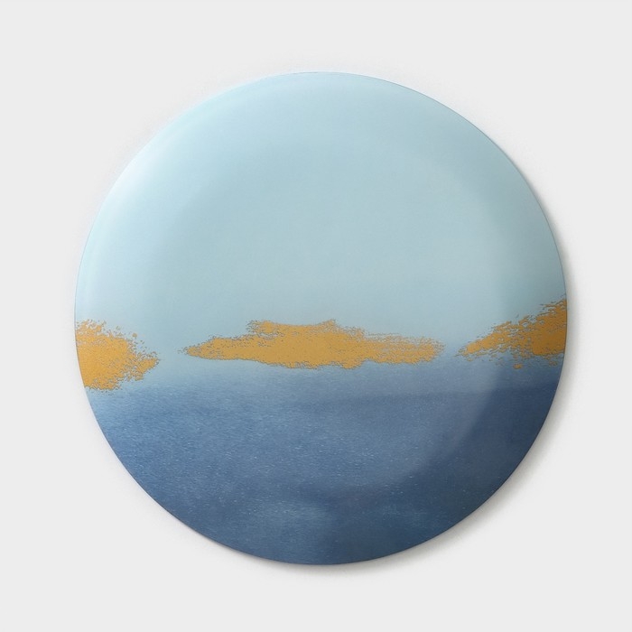 Набор столовый Доляна &laquo;Луна&raquo;, 7 предметов: 30 см - 1 шт, 21,5 см - 6 шт