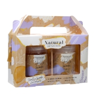 Подарочный набор Natural Botanique: скраб 250 мл, соль для ванной 250 г Подарочный набор Natural Botanique: скраб 250 мл, соль для ванной 250 г