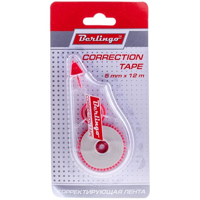 Корректирующая лента 5мм х 12м, европодвес Корректирующая лента 5мм х 12м, европодвес