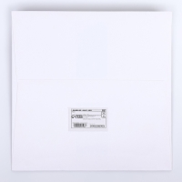 Пакет подарочный, крафт, с окном, &laquo;Белый&raquo;, 20 х 20 х 20 см