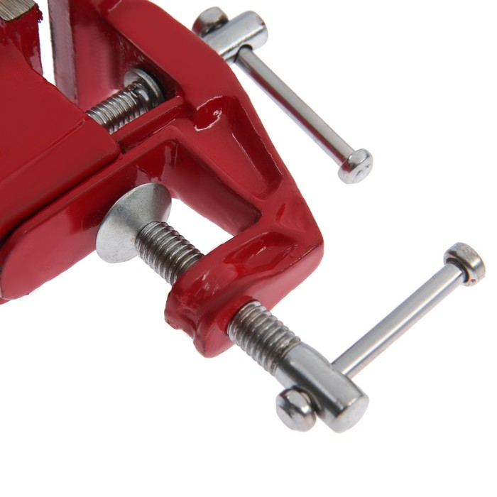 Тиски слесарные ТУНДРА, винтовой зажим, 40 мм Тиски слесарные ТУНДРА, винтовой зажим, 40 мм