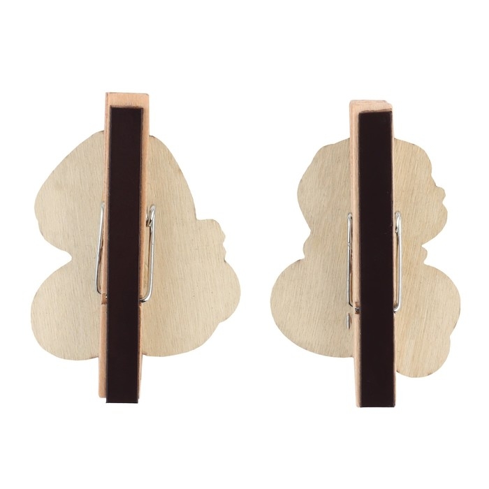 Новогодний магниты-прищепки &laquo;Новый год: Волшебного нового года голография&raquo;, 7 х 12,7 х 1,5 см