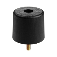 Опора мебельная с шпилькой 8х30 мм ТУНДРА OP104, пластик, цвет черное дерево, 60х60х50 мм Опора мебельная с шпилькой 8х30 мм ТУНДРА OP104, пластик, цвет черное дерево, 60х60х50 мм