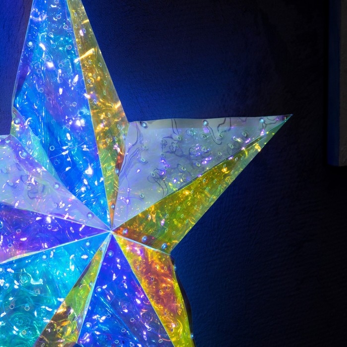 Светодиодная фигура &laquo;Звезда&raquo; 60 см, пластик, 220 В, свечение белое