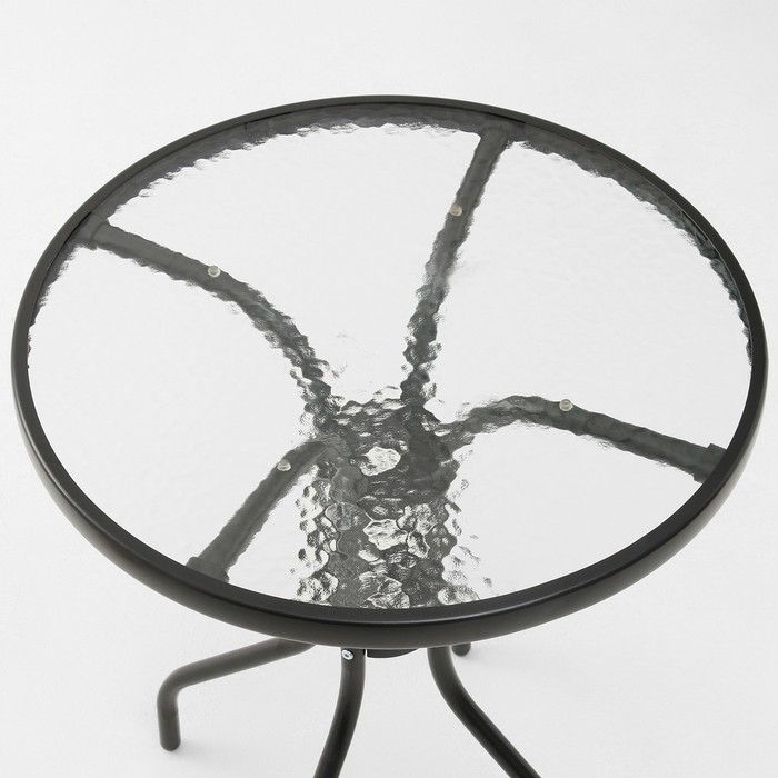 Набор садовой мебели: стол, 2 стула, серый Набор садовой мебели: стол, 2 стула, серый