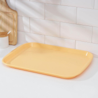 Поднос прямоугольный Verona, 47&times;35,5&times;2,5 cм, цвет бледно-жёлтый