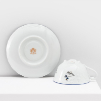 Чайный сервиз на 6 персон &laquo;Рококо. Гуси&raquo;, 15 предметов